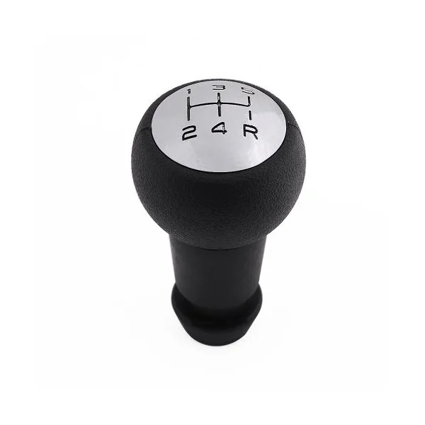Pomo de 5 cambios marcha coche Negro