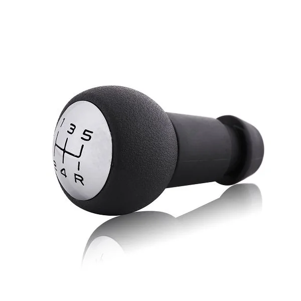 Pomo de 5 cambios marcha coche Negro
