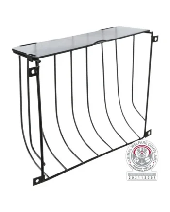 Porta Heno Atornillable - Pack de 3 unidades negro