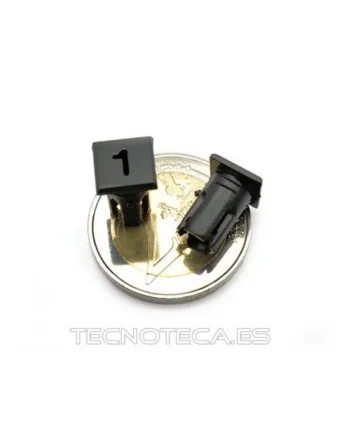 PORTA LEDs de 5mm de presion numero "1"