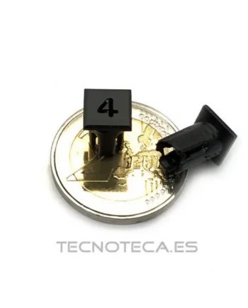 PORTA LEDs de 5mm de presion numero "4"