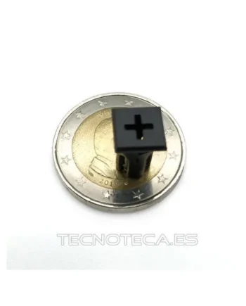 PORTA LEDs de 5mm de presion signo "+"