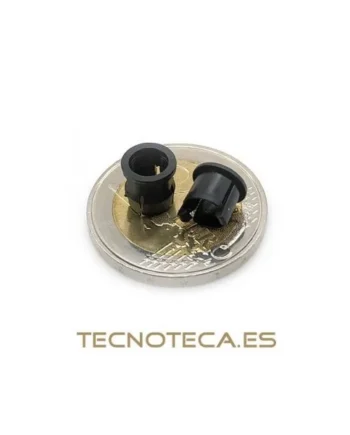 PORTA LEDs de 5mm PLASTICO PRESION. 12.724/5
