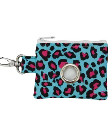 Portabolsas Leopardo Rosa para perros