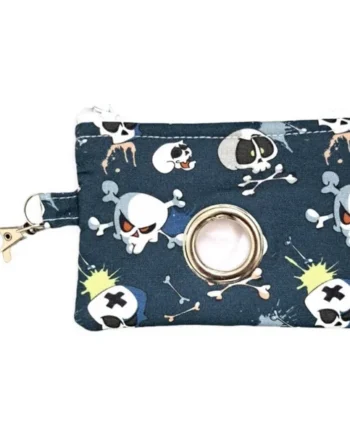 Portabolsas modelo Calaveras Azules