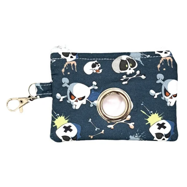 Portabolsas modelo Calaveras Azules