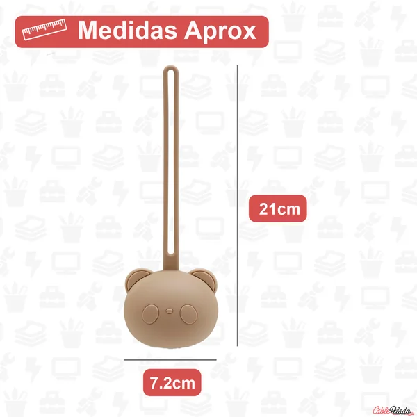 Portachupetes Para Bebés Crema Marron