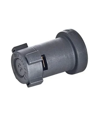 Portalampara E27 feria plano Negro