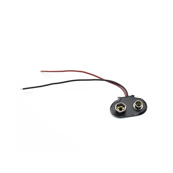 Portapilas para 1 pila 6LF22 9V Negro