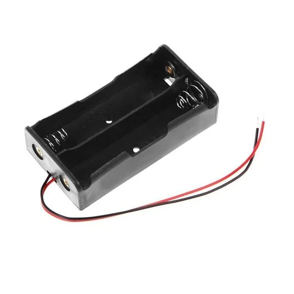 Portapilas para 2 pilas MR18650 Negro