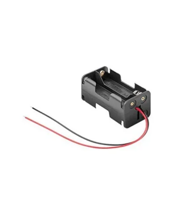 Portapilas para 4 pilas LR6 AA Negro