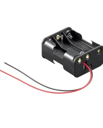Portapilas para 6 pilas LR6 AA Negro