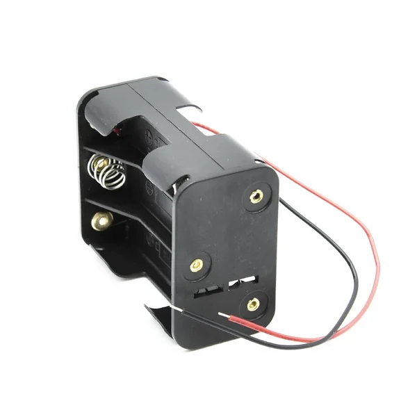 Portapilas para 6 pilas LR6 AA Negro