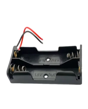 Portapilas plano para 2 pilas LR6 AA
