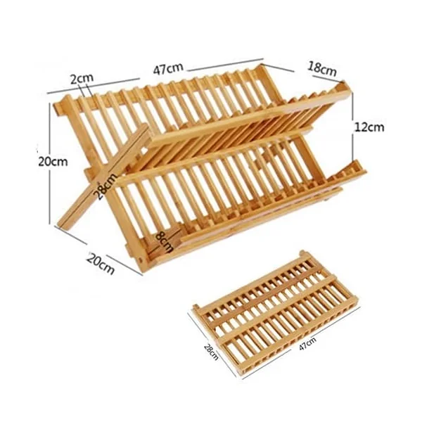 Portaplatos de Bambu para 32 platos 40x30 cm