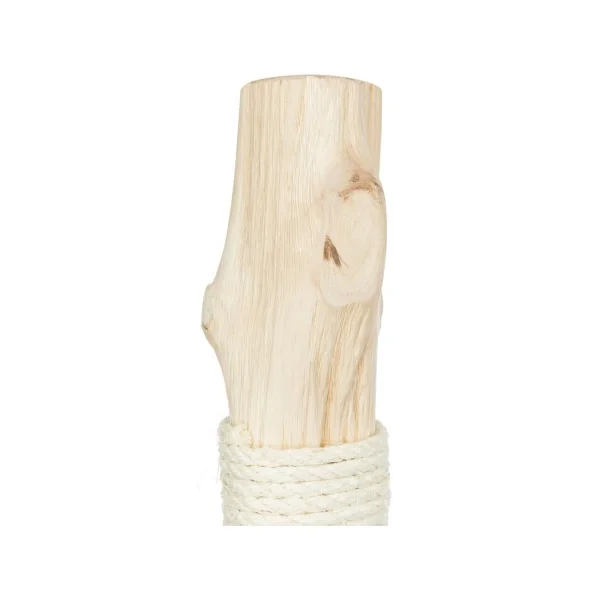 Poste rascador, madera natural beige