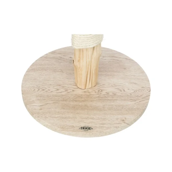 Poste rascador, madera natural beige
