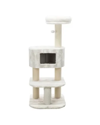 Poste Rascador Nelli blanco/taupe