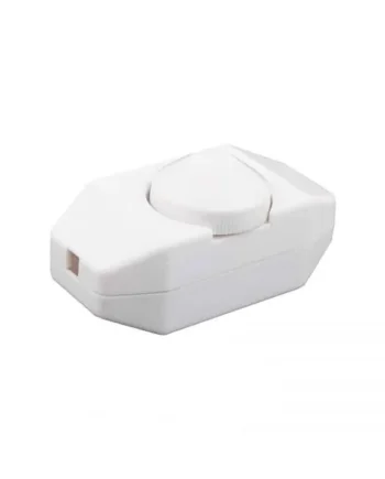 Potenciometro regulador de luz con Interruptor Blanco