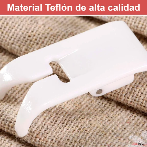 Prensatelas De Teflón Para Máquinas De Coser Blanco