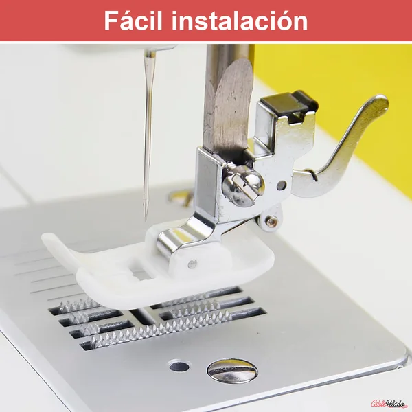 Prensatelas De Teflón Para Máquinas De Coser Blanco