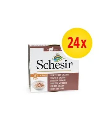 Presentando el imprescindible Pack Ahorro: Schesir Natural En Salsa 24 X 70 G de 2024 - Exclusivamente en Productos Para Gatos.