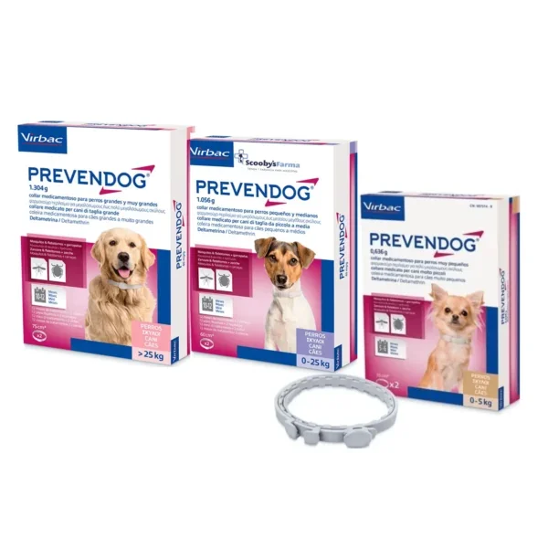 PREVENDOG collar antiparasitario para perros