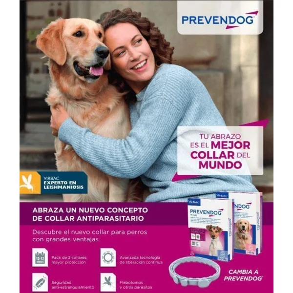 PREVENDOG collar antiparasitario para perros