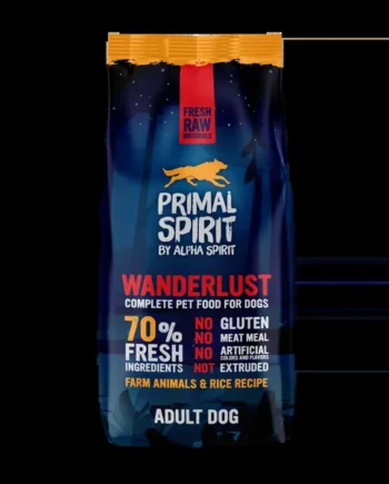 Primal Spirit 70% Wanderlust Perros pienso sin gluten