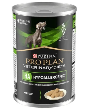 Proplan Hypoallergenic HA Mousse perros alergias alimentarias 12x400 g