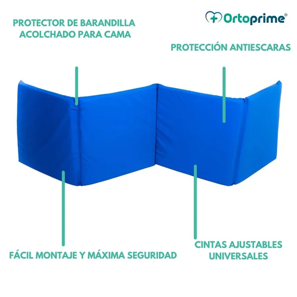 Protector Acolchado de Barandilla Cama Anti-caídas