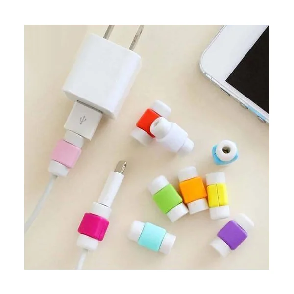 Protector de cable USB (10ud/bolsa) Multicolor