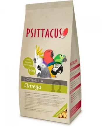 Psittacus Pienso Omega — Pienso Premium para Loros en Etapas de Alto Desgaste
