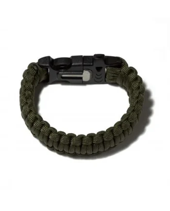 Pulsera de supervivencia 4 en 1 Verde