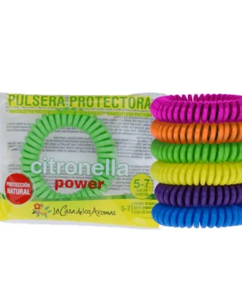 Pulsera Repelente de Mosquitos con Citronela