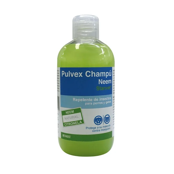 Pulvex Champú repelente insectos perros gatos