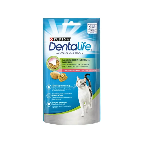 Purina Dentalife Snack de Salmón Gatos