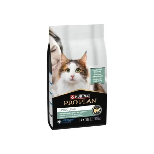 Purina Gato Liveclear Sterilised Senior +7