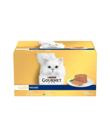 Purina Gourmet Gold Mousse Pack Variedad Gato Latas