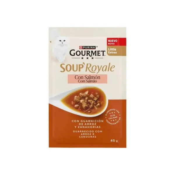 Purina Gourmet Soup Royale con Salmón para Gatos