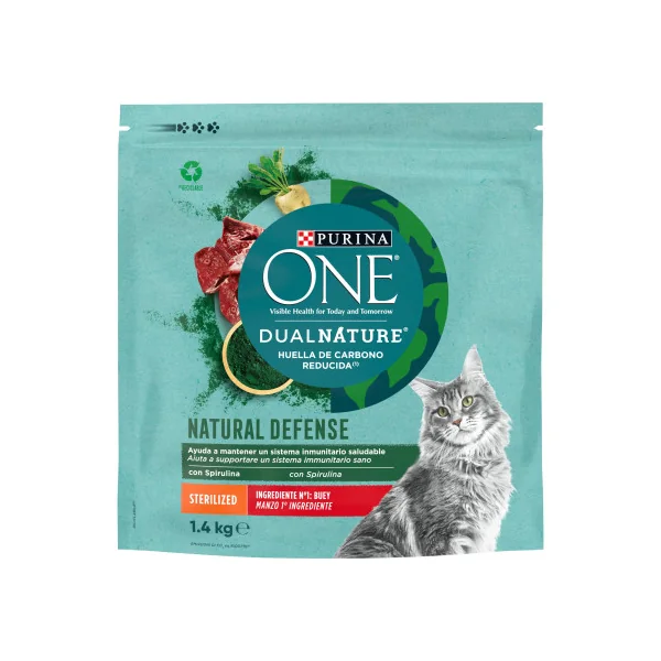 Purina One Esterilizado Buey y Spirulina