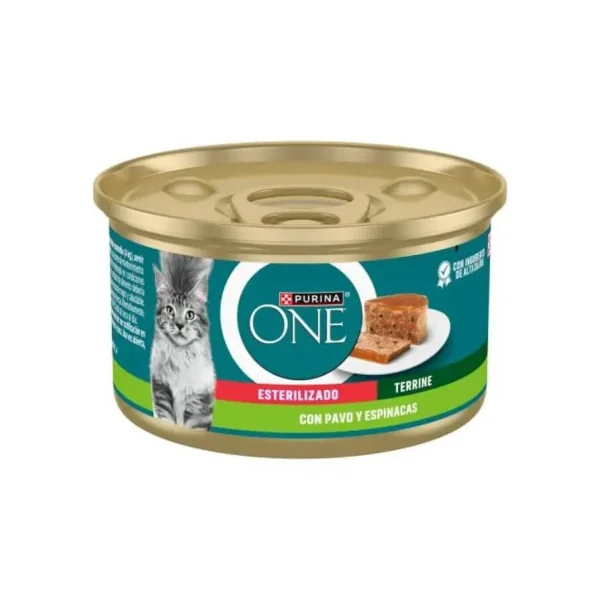 Purina One Gato Esterilizado Terrine Pavo