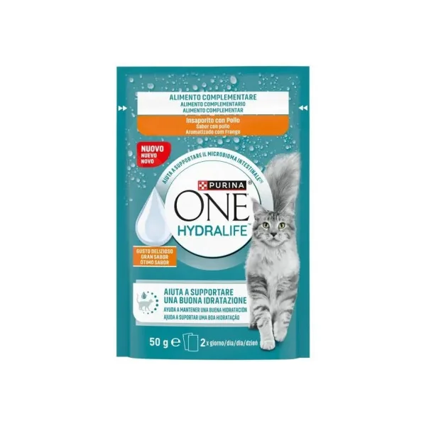 Purina One HydraLife con Pollo Sobres para Gatos
