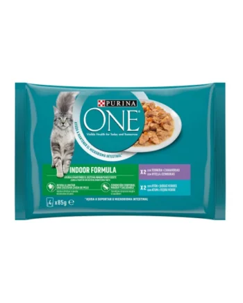 Purina One Indoor en Salsa para Gatos