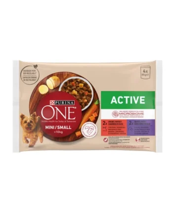 Purina One Mini Active Buey y Pato en Salsa