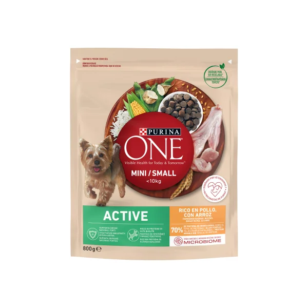 Purina One Mini Perro Active Pollo y Arroz