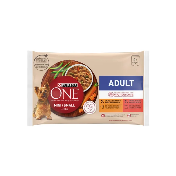 Purina One Mini Pollo y Buey en Salsa