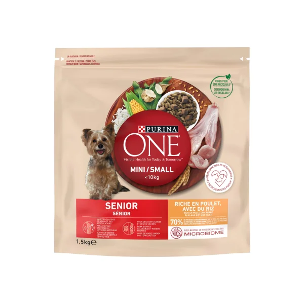 Purina One Mini Senior 8+ Pollo y Arroz