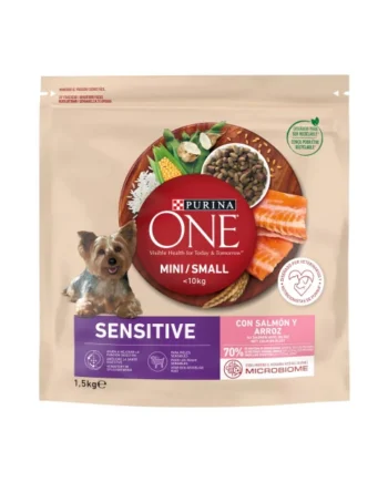 Purina One Mini Sensitive Salmón y Arroz
