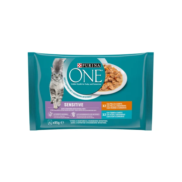 Purina One Sensitive en Salsa para Gato